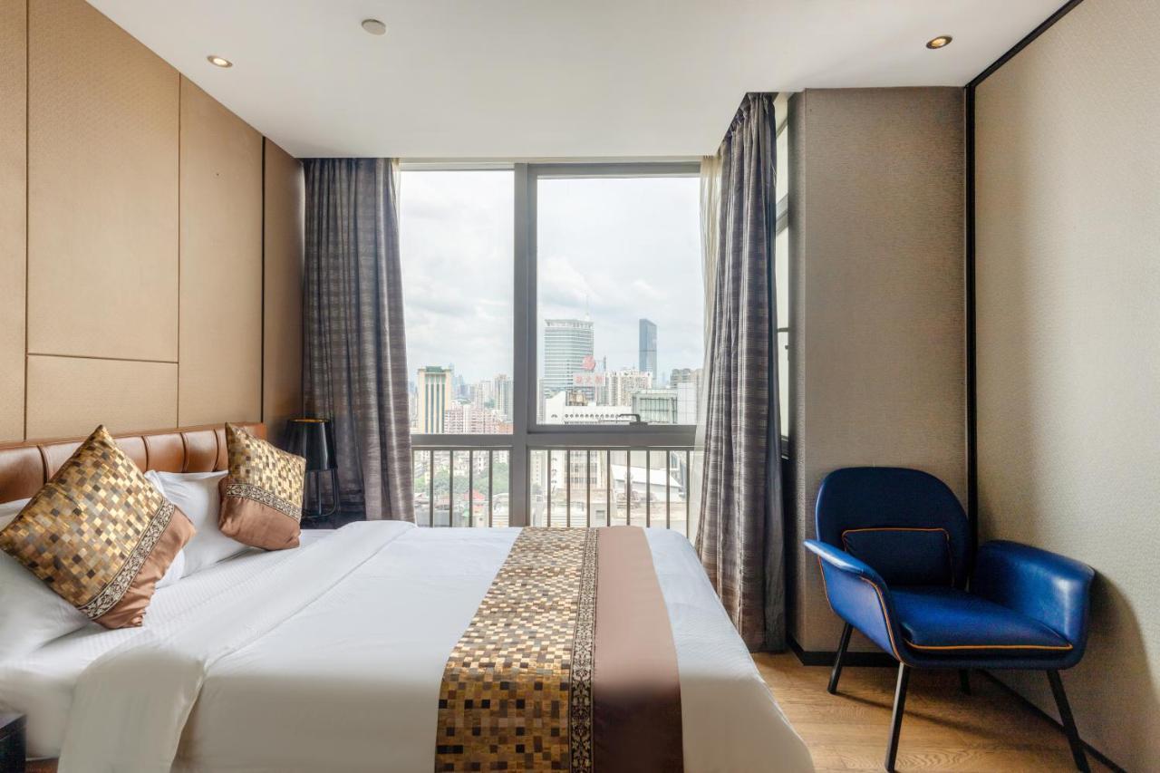 Yoyo Apartment Jiedeng Metropolis Branch, Beijing Road Guangzhou Bagian luar foto