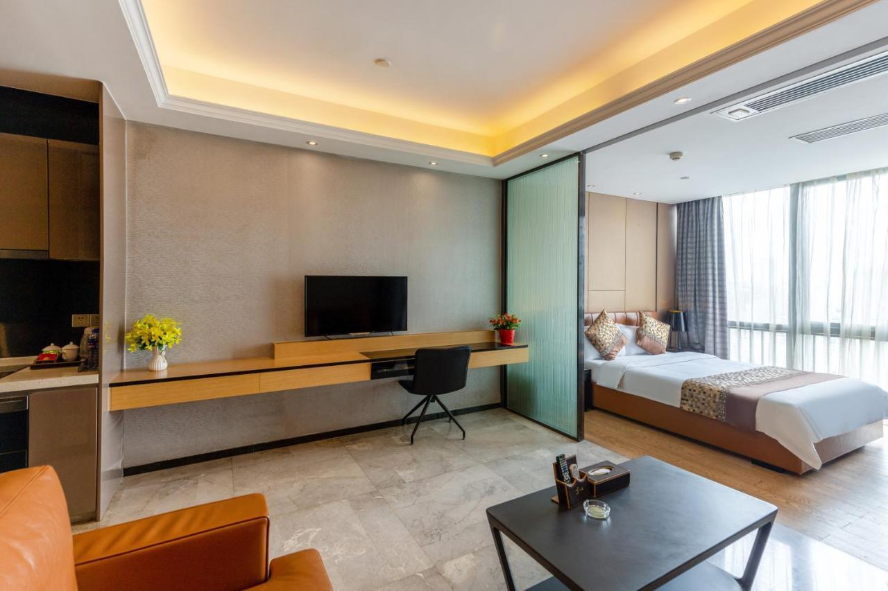 Yoyo Apartment Jiedeng Metropolis Branch, Beijing Road Guangzhou Bagian luar foto